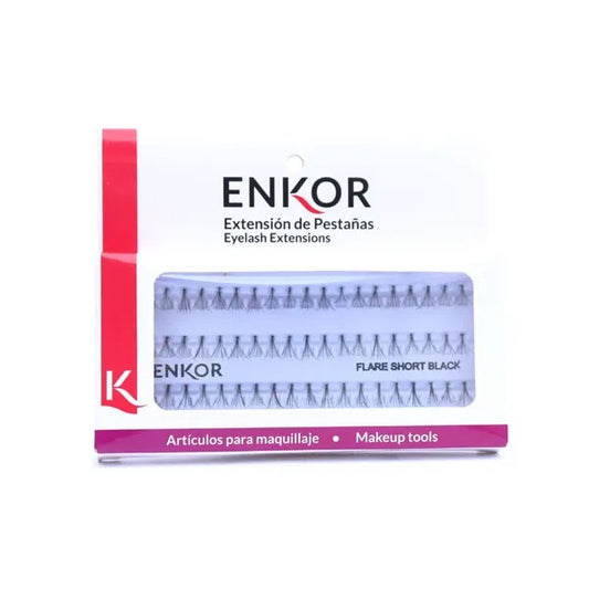 Pestañas Enkor Flare Short Black