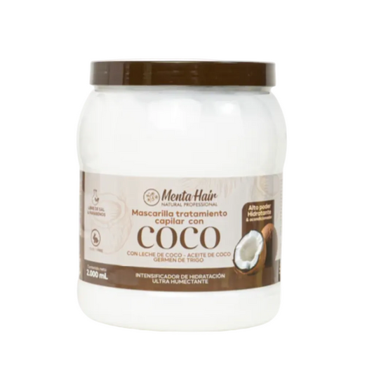 Mascarilla Tratamiento Capilar Con Coco Menta Hair X 2.000 mL