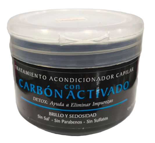 Tratamiento Acondicionador Capilar Con Carbón Activado Lehit X 300 mL